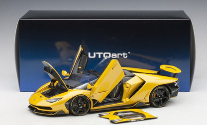 79117 AUTOart 1:18 Lamborghini Centenario Roadster Pearl Yellow model car