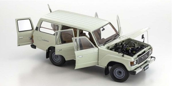 KS08956W KYOSHO 1:18 Toyota Land Cruiser 60 White model car