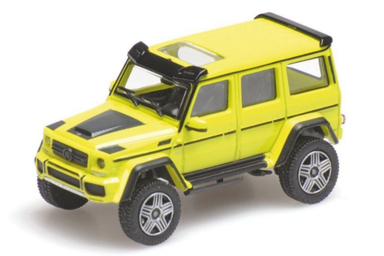 870037201 MINICHAMPS 1:87 Brabus 4x4 AUF BASIS Brabus Benz G 500 4x4 2016 Yellow