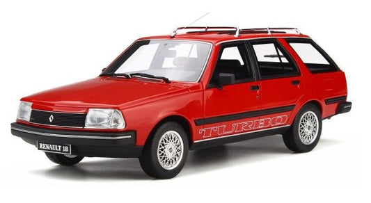 OTM269 OttO mobile 1:18 Renault 18 Turbo Break Red model car