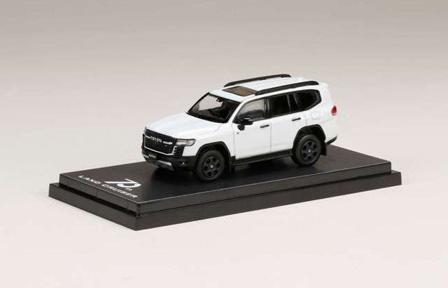 HJ641050BW Hobby JAPAN 1:64 Toyota Land Cruiser (JA300W) GR SPORT Precious White Pearl w/Black interior