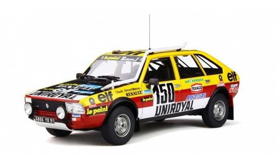 OTM821 OttO mobile 1:18 Renault 20 Turbo 4x4 Paris Dakar 1982 Blue/Yellow/Red