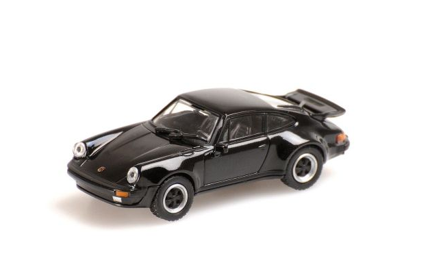 870066101 MINICHAMPS 1:87 Porsche 911 Turbo 1977 Black