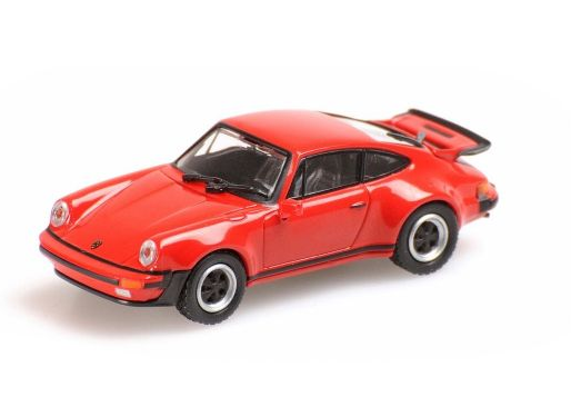 870066100 MINICHAMPS 1:87 Porsche 911 Turbo 1977 Red