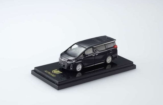 HJ643012BMBK Hobby JAPAN 1:64 Toyota Alphard Hybrid 2.5S (H30W) Type Gold Sparkling Black Pearl Crystal Shine