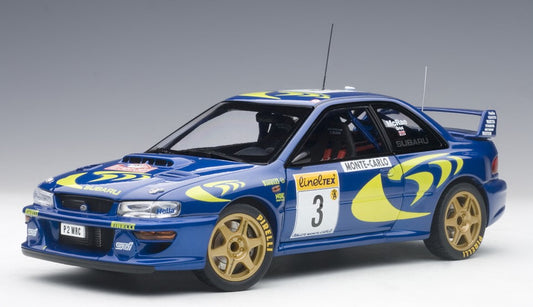 89790 AUTOart 1:18 SUBARU Impreza WRC 1997 #3 Monte Carlo Rally Colin McRae/Nicky Grist