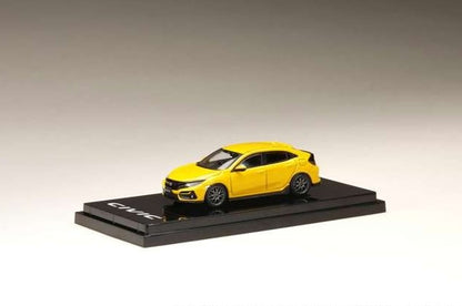 HJ642018BY Hobby JAPAN 1:64 Honda Civic Hatchback (FK7) 2020 Custom Version Yellow (Custom Color)