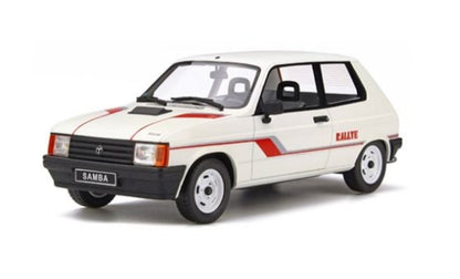 OTM694 OttO mobile 1:18 Talbot Samba Rally White model car