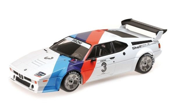 125792903 MINICHAMPS 1:12 BMW M1 Procar "MOTORSPORT" #3 Didier Pironi Procar Series 1979