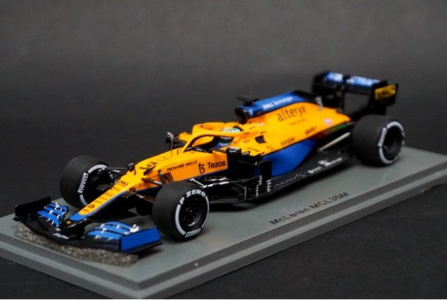 1:43 SPARK S7689 McLaren MCL35M Italy GP 2021 Winner #3 D.Ricciardo w/Pit Board