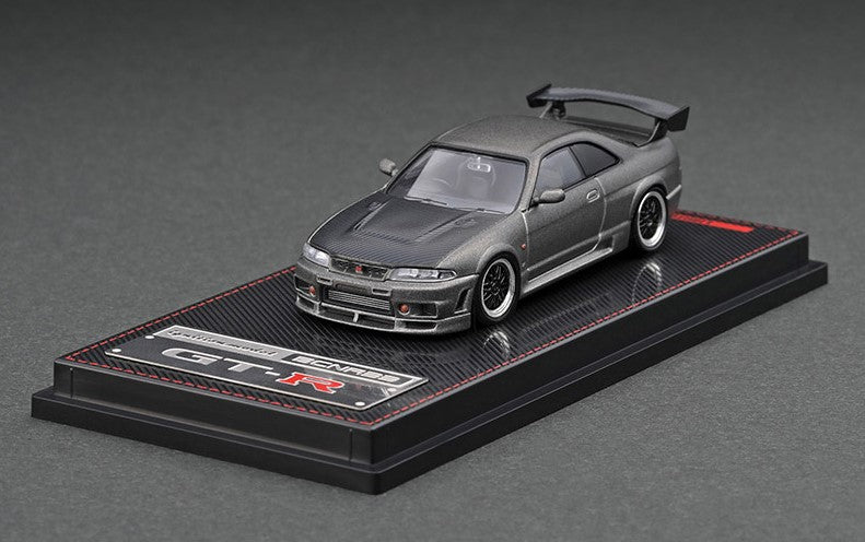 IG2507 ignition model 1:64 Nissan NISMO R33 GT-R Titanium Gray