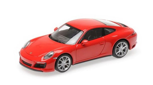 410067240 MINICHAMPS 1:43 Porsche 911 (991.2) Carrera 4S 2017 Red model cars