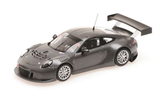 437166600 MINICHAMPS 1:43 Porsche 911 GT3 R (991) Manthey Racing Nurburgring Test #161 2015 model car