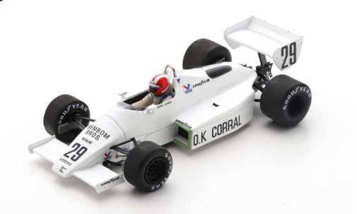 S5781 SPARK 1:43 Arrows A6 #29 France GP 1983 Marc Surer model car