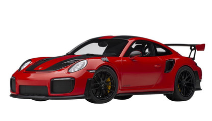 78173 AUTOart 1:18 Porsche 911 991.2 GT2 RS Weissach Package Red Carbon Black