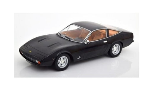 KKDC180284 KK scale 1:18 Ferrari 365 GTC 4 1971 Black Brown Interior