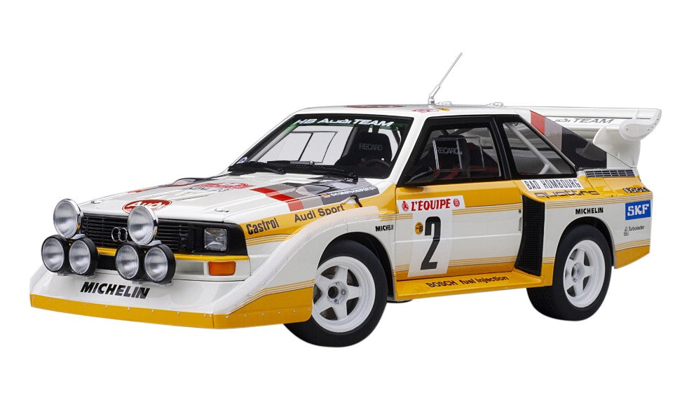 88601 AUTOart 1:18 Audi Sport Quattro S1 WRC 1986 #2 Rohrl / Geistdorfer Monte Carlo