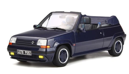 OTM280 OttO mobile 1:18 Renault 5 GT Turbo Cabrio by EBS Blue model car