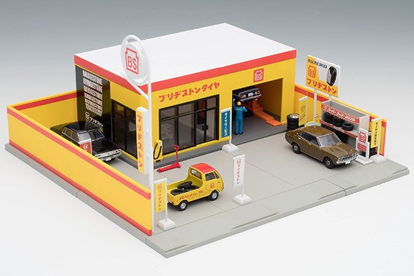 310891 TOMYTEC Tomica Rama Vintage 05b Tire Shop Bridgestone