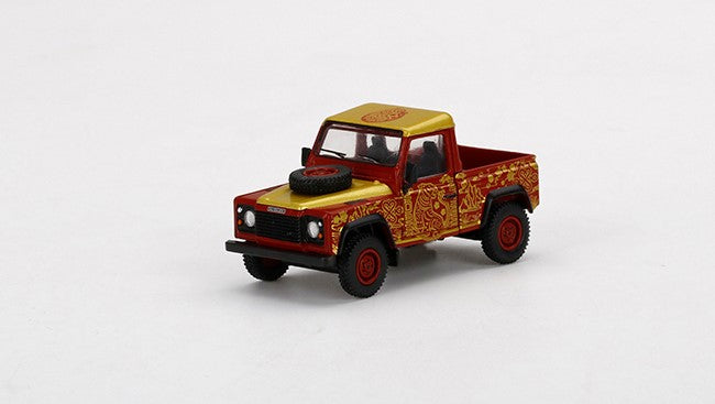 MGT00330-R TSM MINI-GT 1:64 Land Rover Defender 90 PICKUP 2022 Chinese New Year Edition HONG KONG