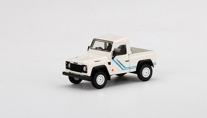 MGT00338-L TSM MINI-GT 1:64 Land Rover Defender 90 PICKUP White LHD