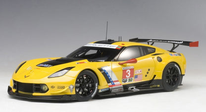 81607 AUTOart 1:18 Chevrolet Corvette C7.R 2016 #3 (Lime Rock Park 2nd place)