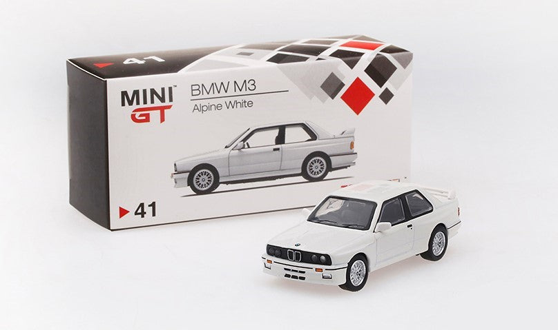 MGT00041-R TSM MINI-GT 1:64 BMW M3E30 ALPINE WHITE RIGHT HAND DRIVE