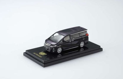 HJ643012AMBK Hobby JAPAN 1:64 Toyota Alphard 2.5S (H30W) Type Gold Sparkling Black Pearl Crystal Shine