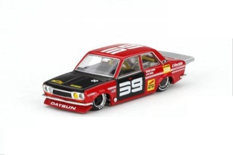 KHMG003 TSM MINI-GT KAIDO HOUSE 1:64 Nissan Datsun 510 Pro Street SK510 Red LHD