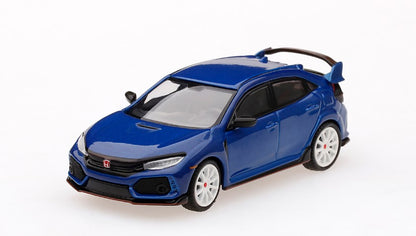 MGT00017-L TSM MINI-GT 1:64 Honda Civic Type R Modulo Kit Equipped Brilliant Sporty Blue Metallic LHD