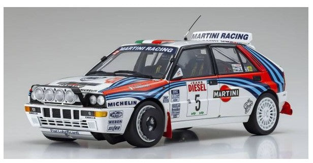 KS08348B KYOSHO 1:18 Lancia Delta HF Integrale 1992 Sanremo #5 model car