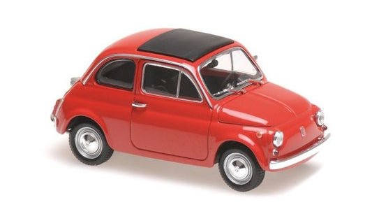 940121600 MAXICHAMPS 1:43 Fiat 500 L 1965 Red model cars