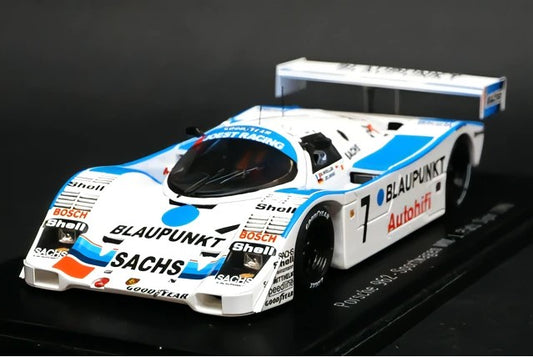 1:43 SPARK CA-WOL-10 Porsche 962 Sportwagen WM-1.Platz Dijon 1989 B.Wollek IN MEMORY OF Bob Wollek