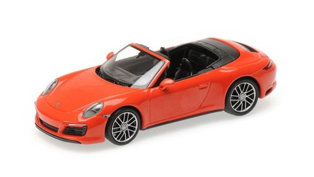 410067231 MINICHAMPS 1:43 Porsche 911 (991.2) Carrera 4S Cabriolet 2017 Orange