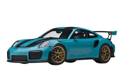 78175 AUTOart 1:18 Porsche 911 991.2 GT2 RS Weissach Package Blue Carbon Black