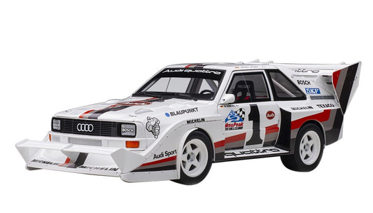 88700 AUTOart 1:18 Audi Quattro S1 1987 #1 Pikes Peak Winner Walter Rohrl