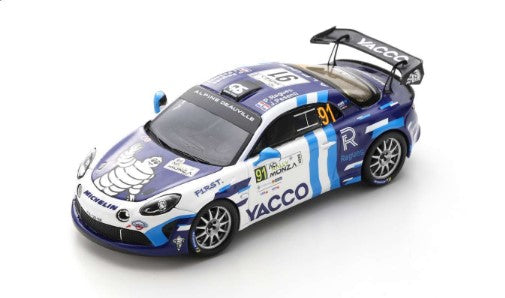 S6573 SPARK 1:43 Alpine A110 Rally RGT #91 Rally Monza 2020 1st in RGT