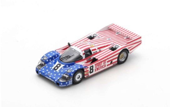 Y176 SPARK 1:64 Porsche 956 #8 24h Le Mans 1986 G.Follmer/J.Morton/K.Miller model car