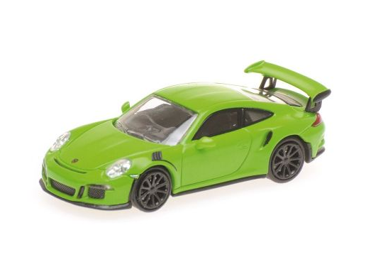 870063221 MINICHAMPS 1:87 Porsche 911 GT3 RS 2013 GELBGRUN Green