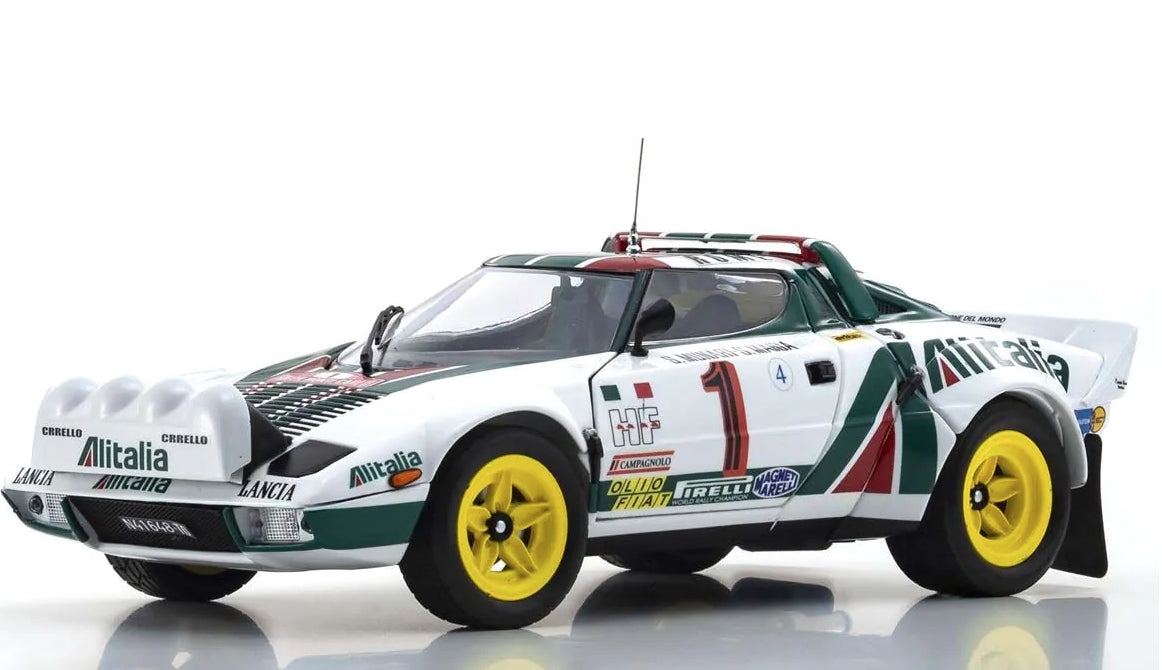 KS08130A2 KYOSHO 1:18 Lancia Stratos HF 1977 Monte Carlo #1 model cars