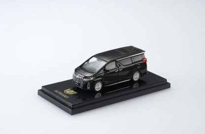 HJ643012BBK Hobby JAPAN 1:64 Toyota Alphard Hybrid 2.5S (H30W) Type Gold Black