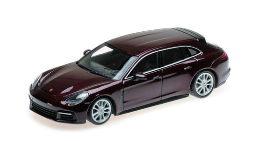 410066110 MINICHAMPS 1:43 Porsche Panamera 4S Diesel Sport Turismo 2017 Burgundy Red Metallic