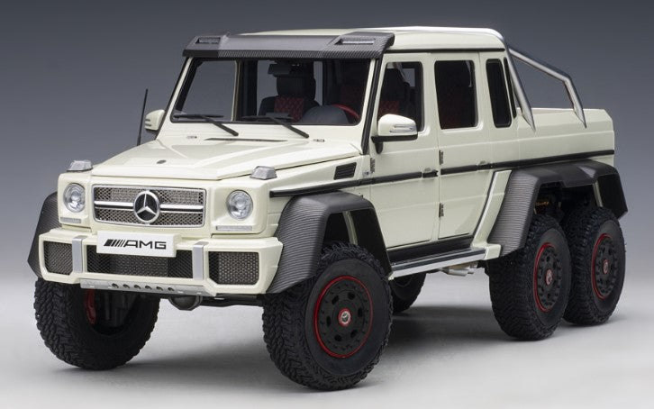 76307 AUTOart 1:18 Mercedes Benz G63 AMG 6X6 Pearl White