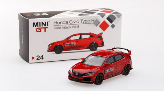 MGT00024-L TSM MINI-GT 1:64 Honda 1:64 Civic Type R Time Attack 2018