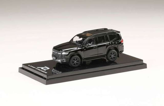 HJ641050BBK Hobby JAPAN 1:64 Toyota Land Cruiser (JA300W) GR SPORT Black w/Black interior