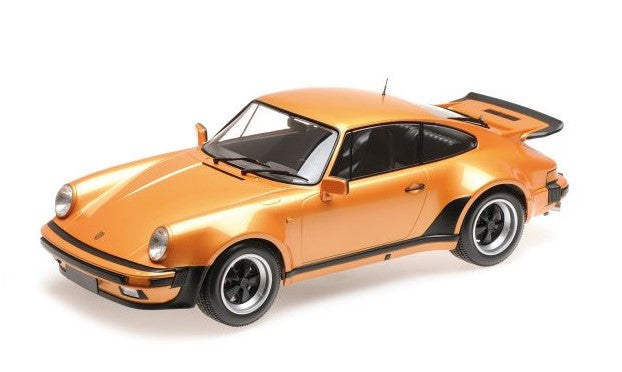 125066110 MINICHAMPS 1:12 Porsche 911 Turbo 1977 Orange Metallic