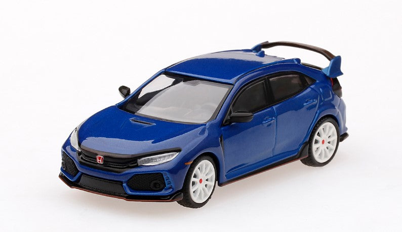 MGT00017-R TSM MINI-GT 1:64 Honda Civic Type R Modulo Kit Equipped Brilliant Sporty Blue Metallic RHD