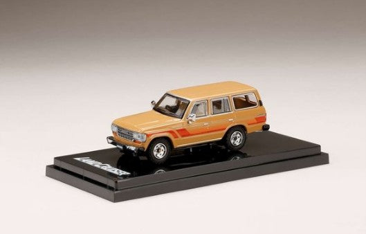 HJ642039BBG Hobby JAPAN 1:64 Toyota Land Cruiser 60 GX 1988/Optional side sticker Beige