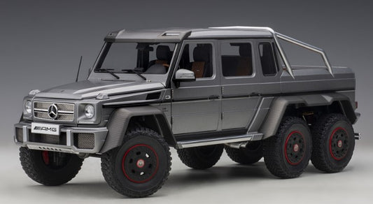 76308 AUTOart 1:18 Mercedes Benz G63 AMG 6x6 Matte Metallic Gray model car