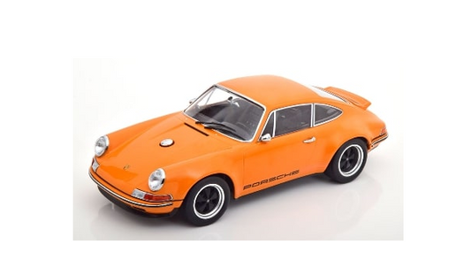 KKDC180443 KK scale 1:18 Porsche Singer 911 Coupe Orange/Black